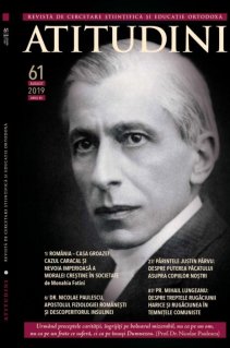 Atitudini. Revista de cercetare stiintifica si educatie ortodoxa. August 2019 - Carti.Crestinortodox.ro