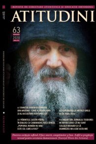 Atitudini - Revista de gandire si traire romaneasca - Nr. 63-2020 - Carti.Crestinortodox.ro